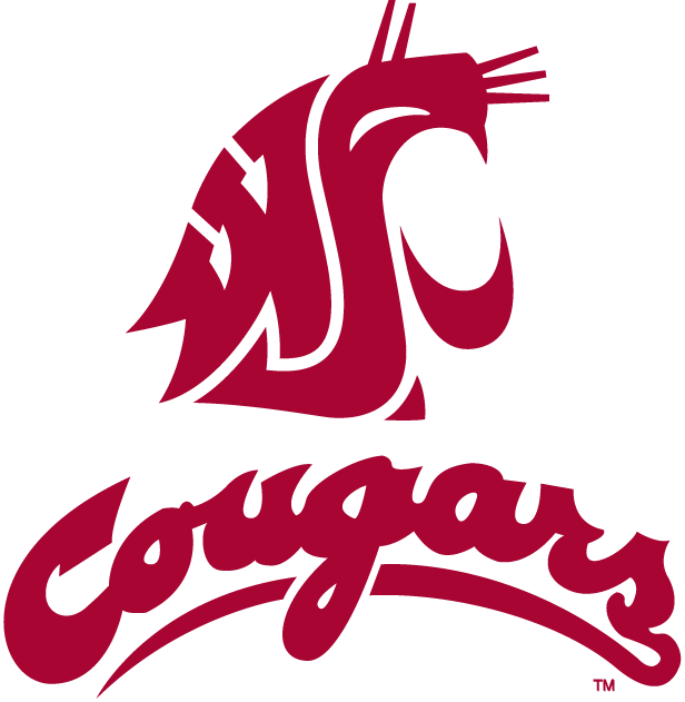 Washington State Cougars 1995-2010 Alternate Logo t shirts DIY iron ons